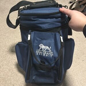 Blue MGM Grand soft cooler
